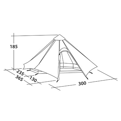 Robens Fairbanks cort pentru 4 persoane