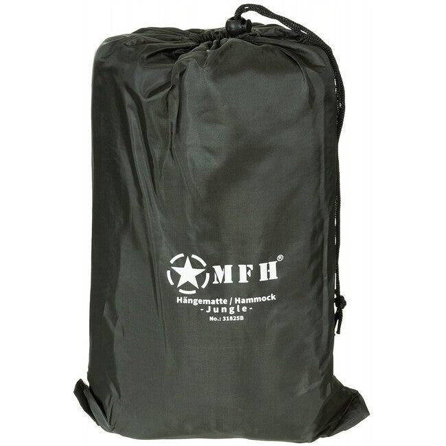 MFH hamac Jungle cu acoperiș și plasă anti-țânțari, OD green