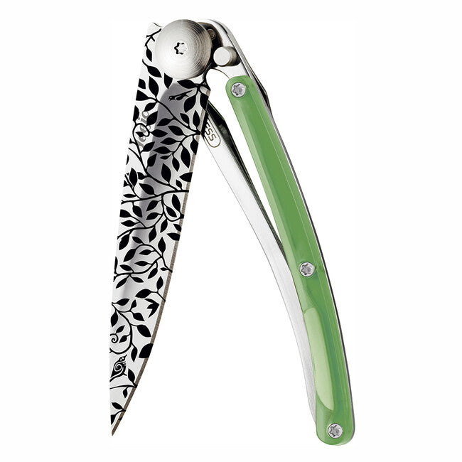Deejo tattoo briceag nature", verde Nature