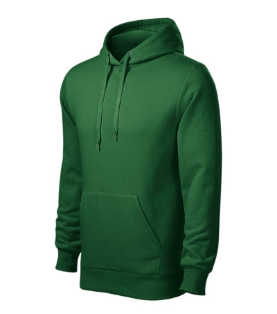 Malfini Cape hanorac cu glugă pentru bărbați, verde sticla