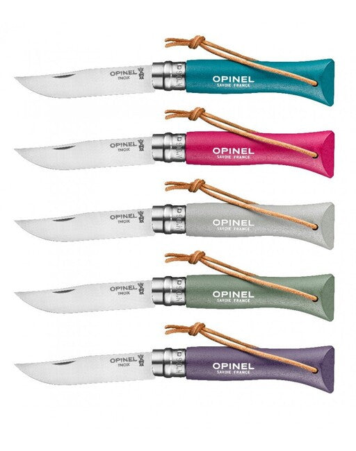 Opinel VRI N°06 Inox Trekking briceag, turcoaz