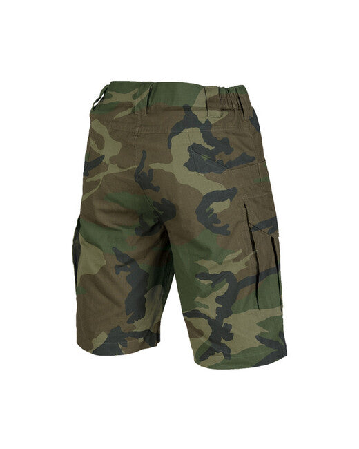 Mil-Tec ASSAULT pantaloni scurți ripstop, woodland