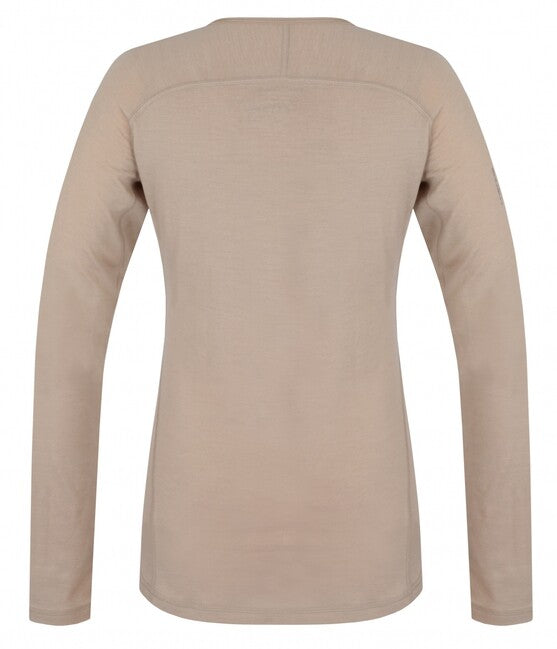 HUSKY Merow tricou termo cu mânecă lungă pentru femei, bej, L