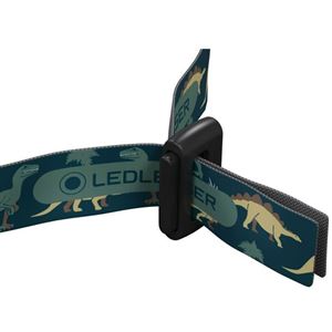 LEDLENSER Kidled4R DINO lanternă frontală, roșie