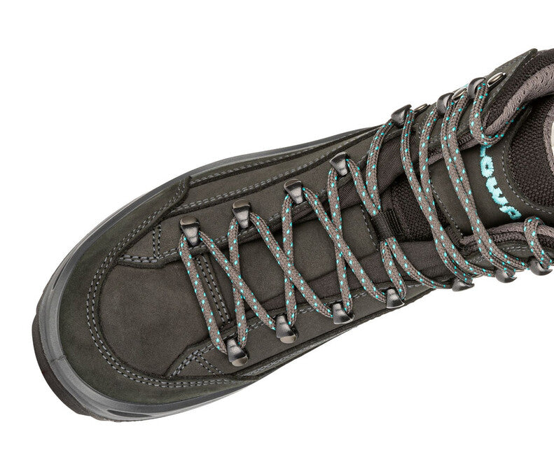 Lowa Renegade GTX Mid Ls bocanci de trekking pentru femei, Asphalt/turquoise