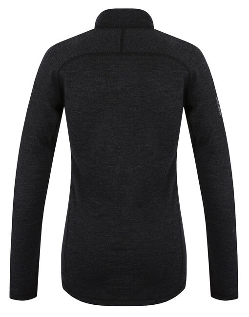 HUSKY Merino îmbrăcăminte termică tricou dl Merow fermoar, neagră, L