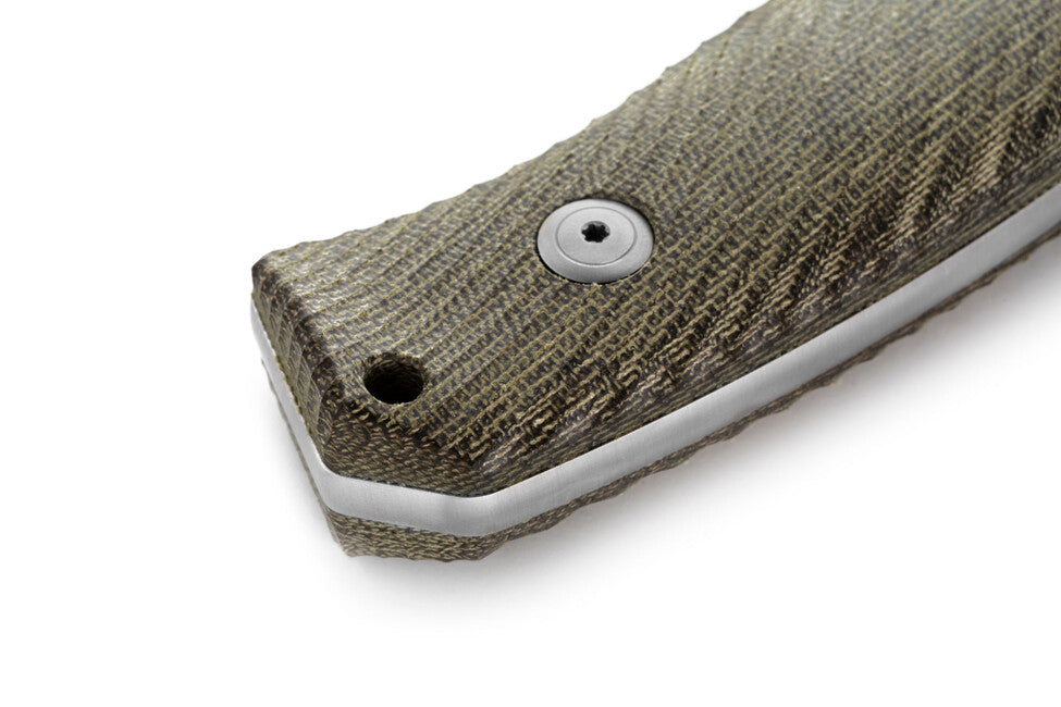 Lionsteel M3 pumnal de vânătoare cu mâner din canvas verde CVG