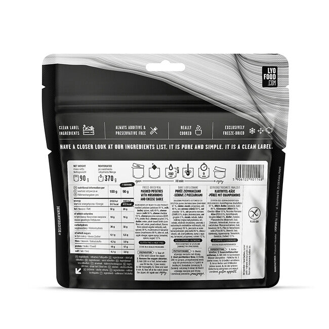 LYOfood Terci și brânză 370g