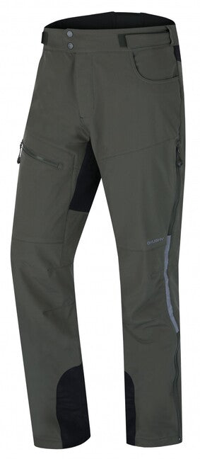 HUSKY Keson pantaloni softshell pentru bărbați, kaki