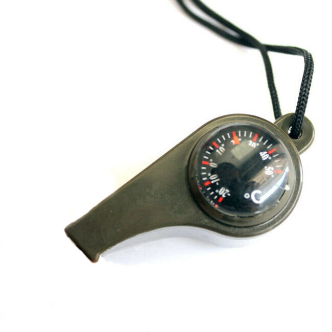 Origin Outdoors 3 in 1 Survival fluieră, oliv
