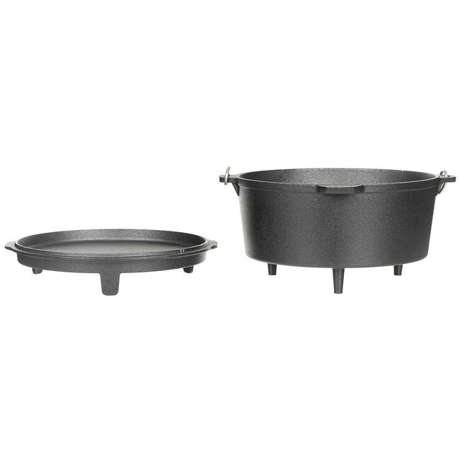 Fox Outdoor Dutch Oven oală pe foc din fontă, cca 5,7 l