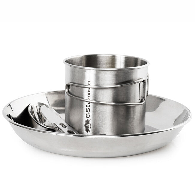 GSI Outdoors Glacier Stainless set pentru 1 persoană