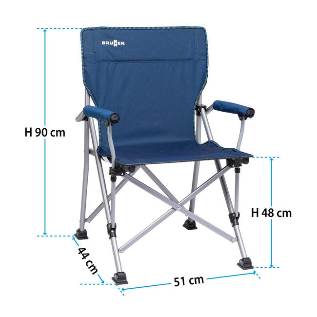 Brunner scaun de camping, negru