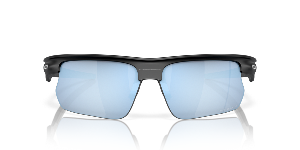 Oakley BISPHAERA ochelari de soare cu ramă Matte Black și lentile Prizm Deep Water Polarized, 68