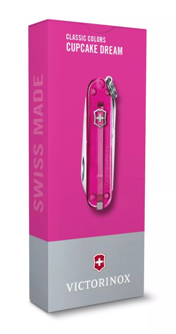 Victorinox Classic SD briceag Transparent, roz