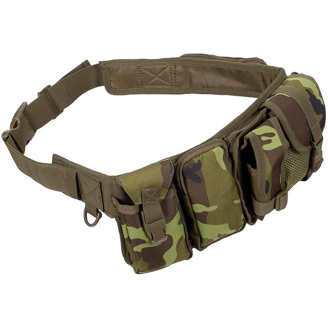 MFH M 95 CZ camo centură tactică 6 buzunare, cca 5,5 cm