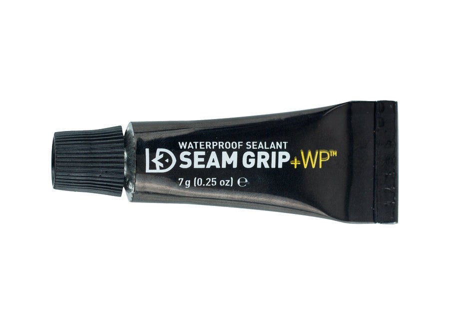 GearAid Seam Grip +WP set de reparație în teren, 7 g Seam Grip și 2 plasuri