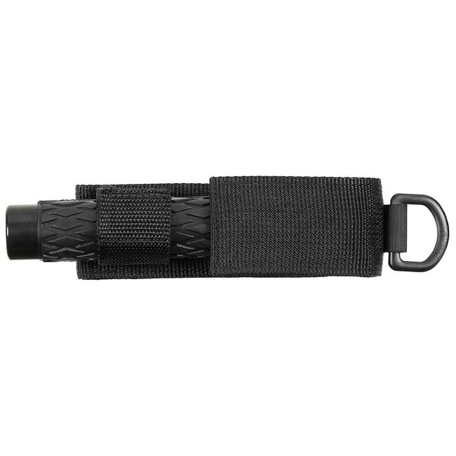 MFH baston telescopic din metal, negru, scurt