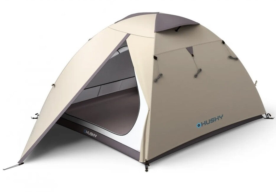 Husky Bird 3 Plus cort expediționar pentru 3 persoane, light brown