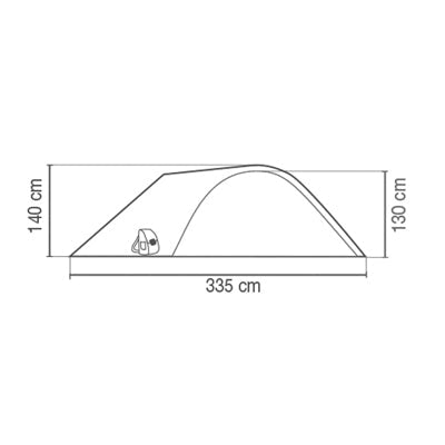 Coleman Darwin Plus cort pentru 4 persoane