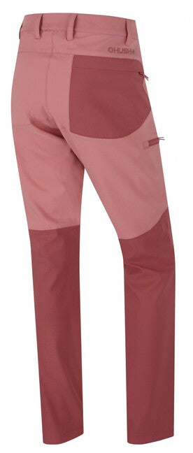 HUSKY Kavia pantaloni softshell pentru femei, bordo