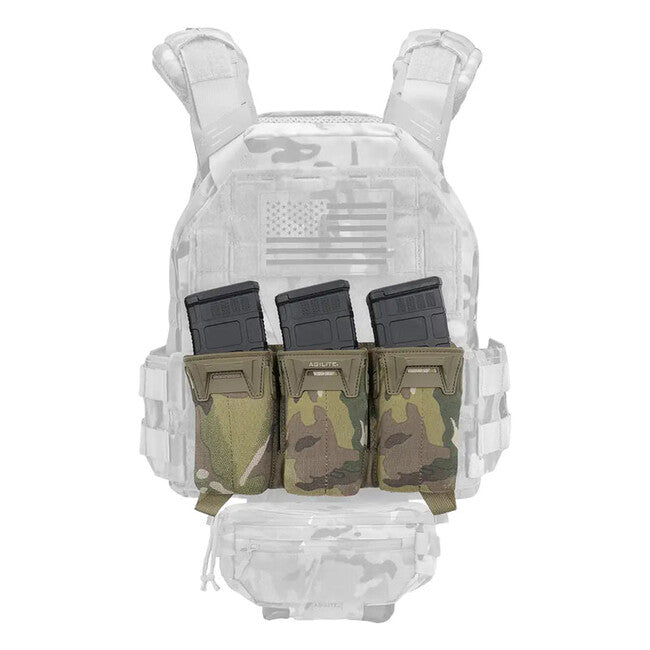 Agilite Pincer Triple husă pentru încărcătoare, multicam