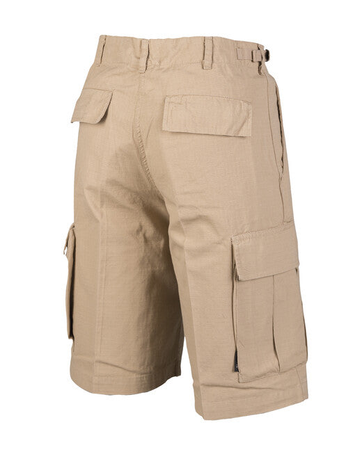 Mil-Tec BDU pantaloni scurți rip-stop prespălat US tip, kaki