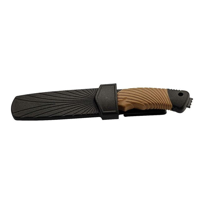 Herbertz cuțit de centură, 11,7 cm, plastic-cauciuc negru-maro