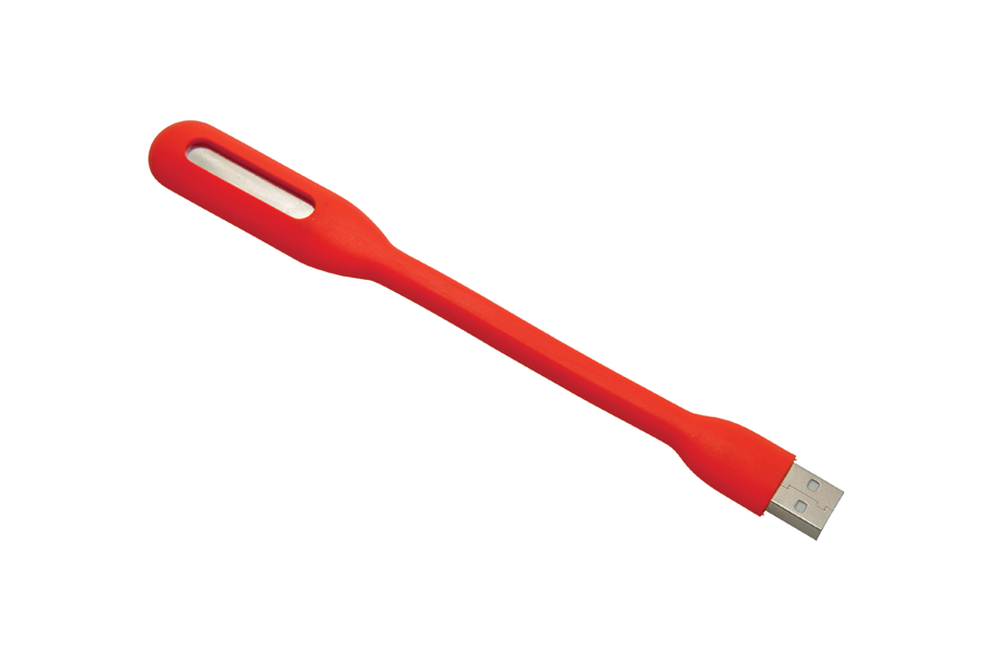 Baladeo PLR946 Gigi lanternă LED USB, roșie