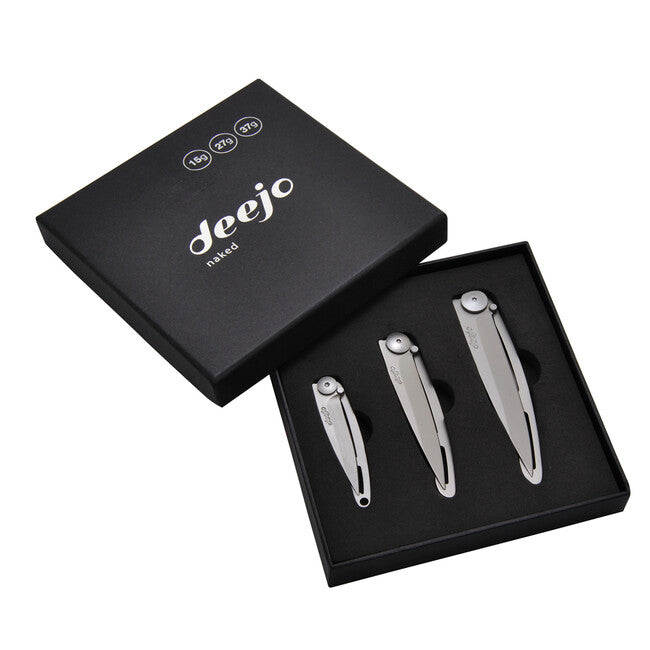 Deejo set 3 cuțite naked