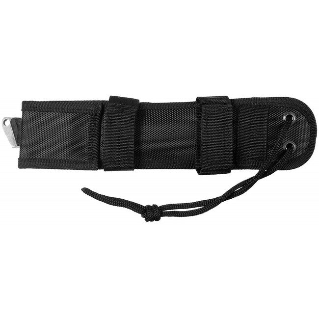 Fox Outdoor Fighter cuțit, negru, mâner G10, cu teacă