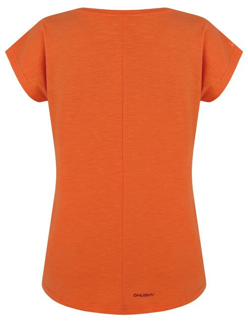 HUSKY Tingl tricou funcțional pentru femei, portocaliu deschisă