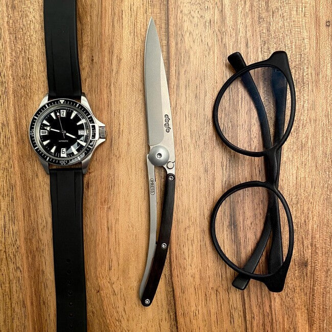Deejo wood ebony briceag