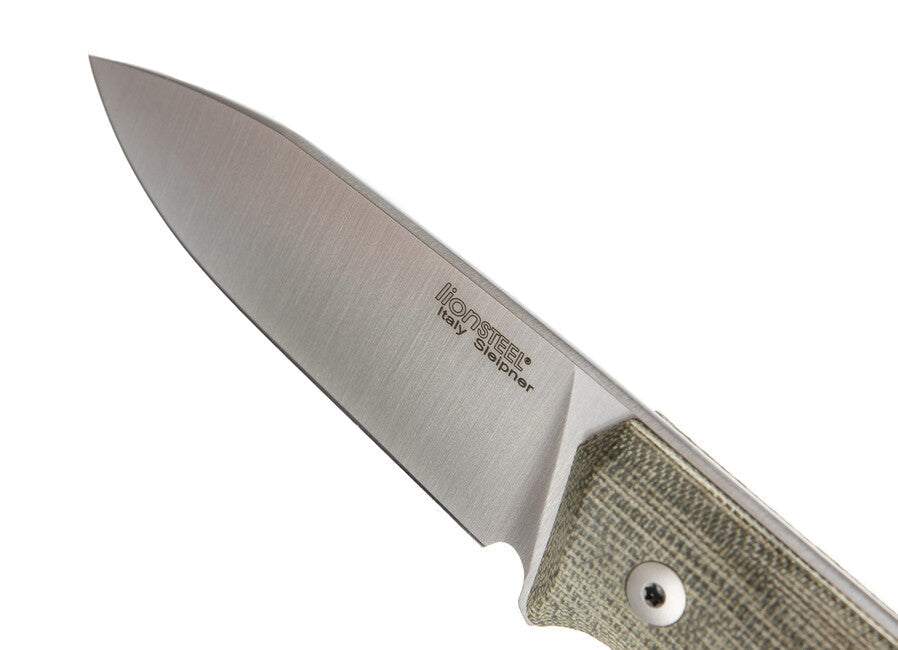 Lionsteel B35 CVG cuțit bushcraft cu lamă fixă din oțel Sleipner