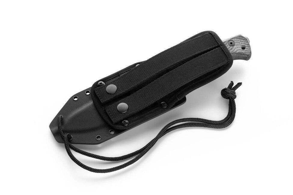 Lionsteel T6B dagger lung cu mâner din micartă CVB CPM 3V, old black