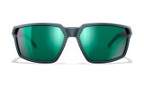 Wiley X Sierra ochelari de soare Captivate Polarized, matte graphite, green mirror