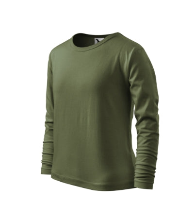 Malfini Fit-T LS tricou cu mânecă lungă pentru copii, Khaki