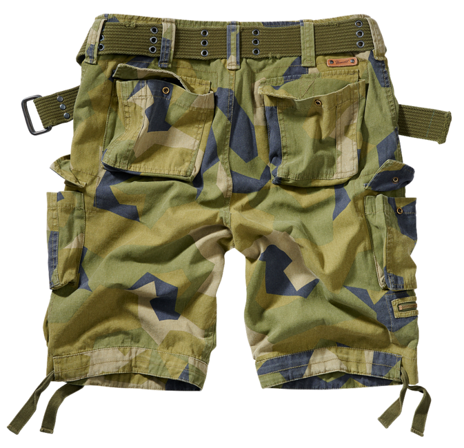 Brandit Savage Vintage pantaloni scurți, Swedisch camo