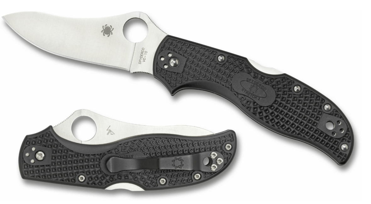 Spyderco Stretch 2 Lightweight briceag FRN, negru, 8,7 cm