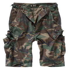 Brandit BDU pantaloni scurți Ripstop, Woodland