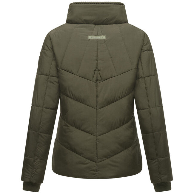 Navahoo Liebesfee geacă de iarnă pentru femei, dark olive