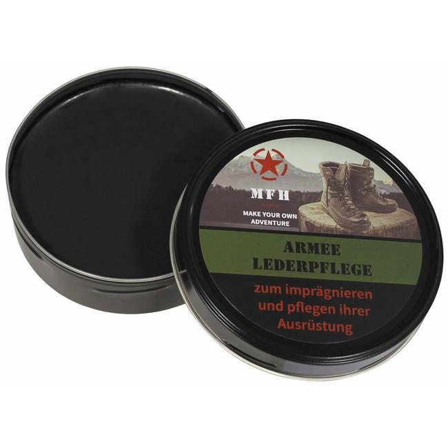 MFH Army cremă pentru încălțăminte, neagră, 150 ml
