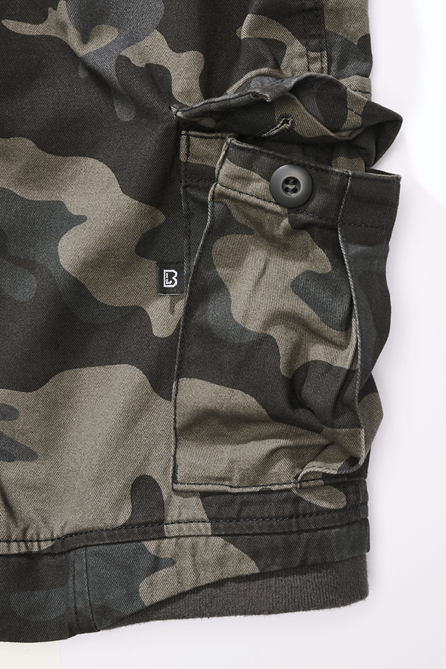 Brandit Packham Vintage kraťasy, darkcamo