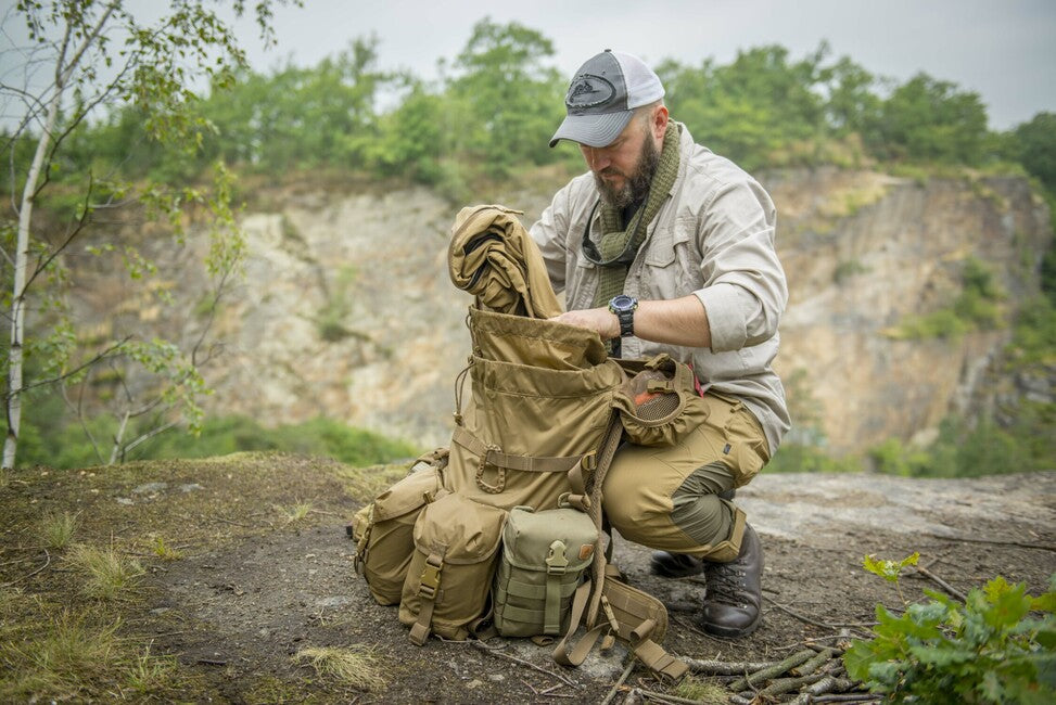 Helikon-Tex HYBRID OUTBACK pantaloni Dura Canvas DuraCanvas, Coyote
