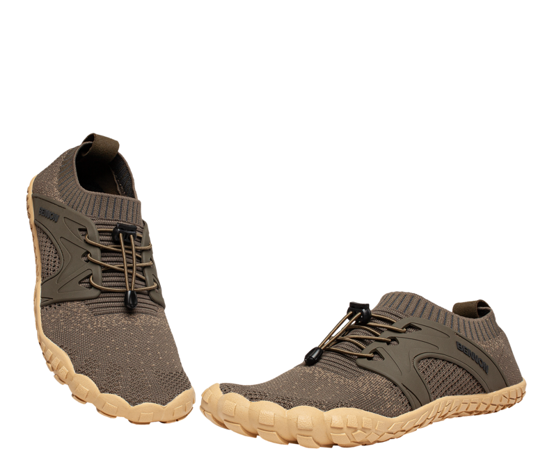 BENNON BOSKY pantofi barefoot, kaki