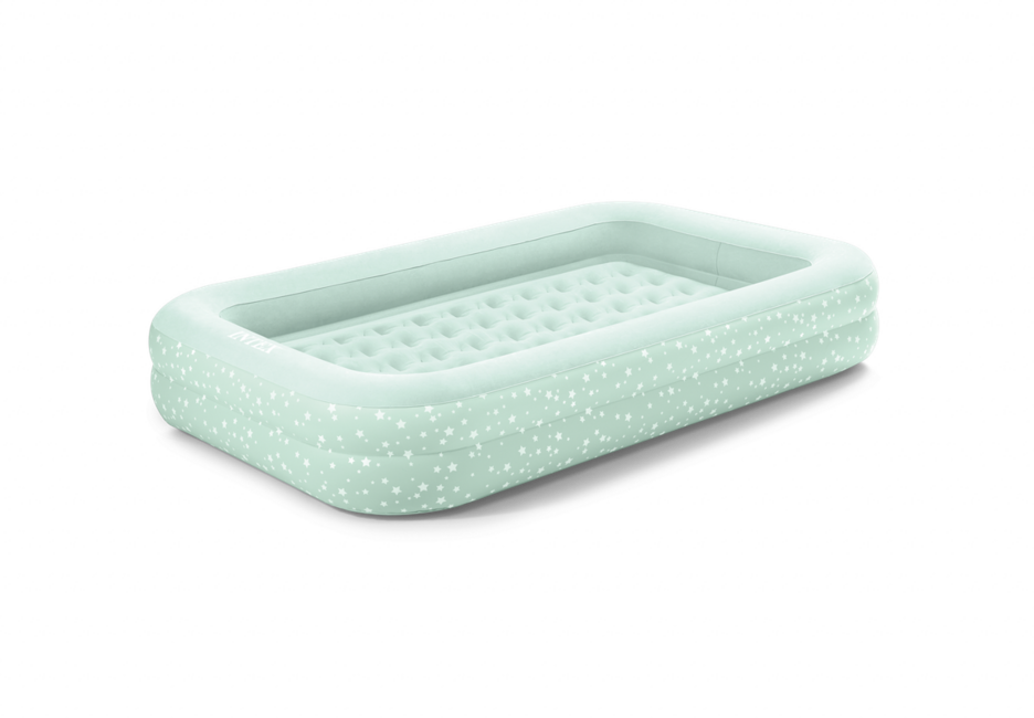 Intex Kidz Travel Bed Set pat gonflabil pentru copii cu pompă