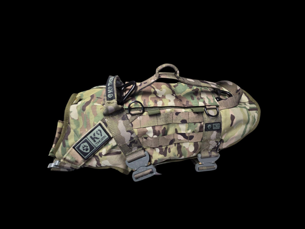 K9 Thorn taktický postroj Cordura, multicam