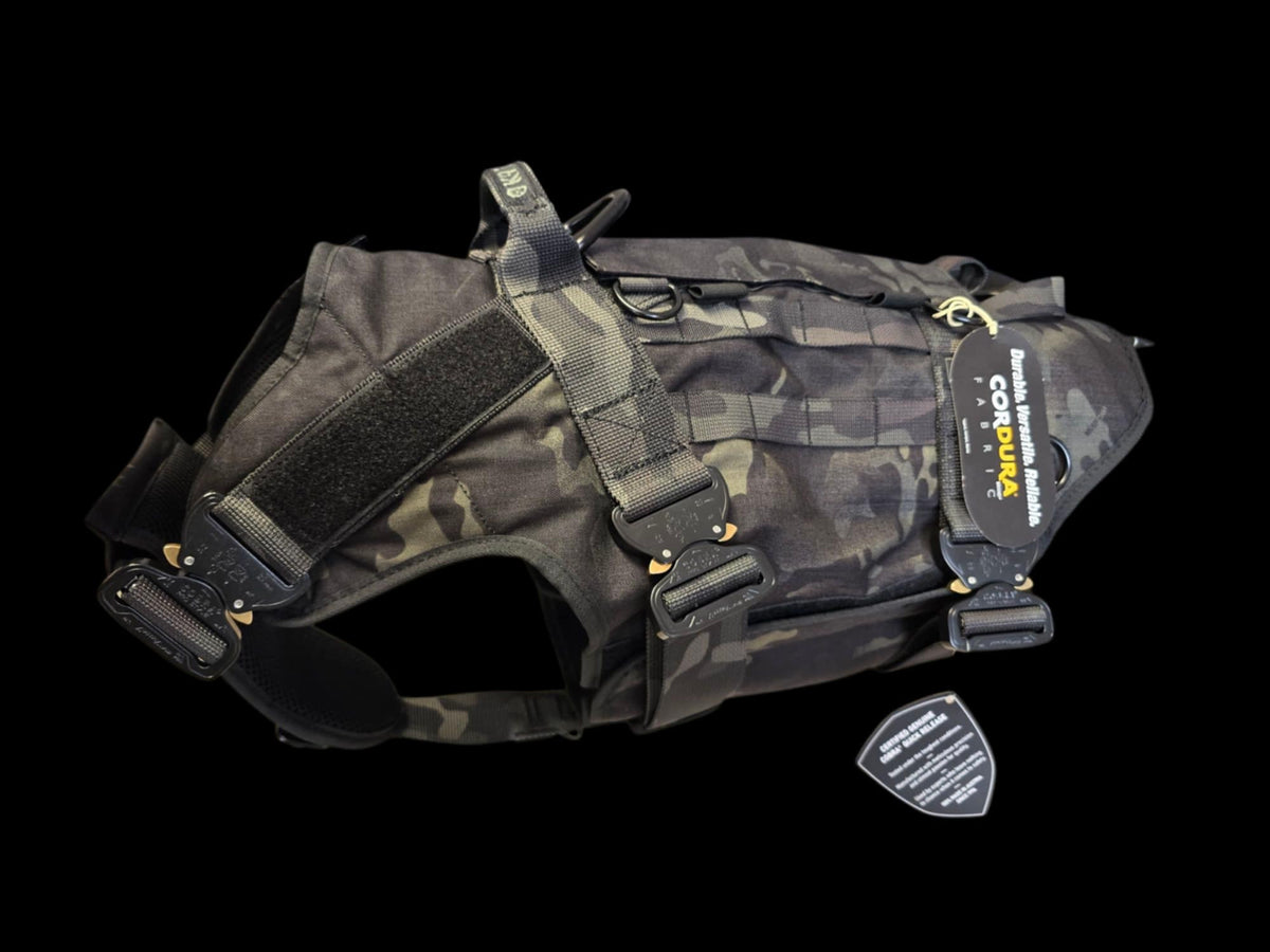 K9 Thorn taktický postroj Cordura, black multicam