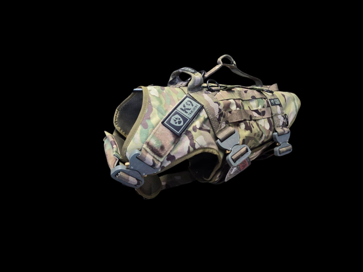 K9 Thorn taktický postroj Cordura, multicam
