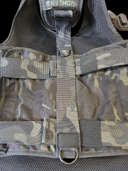 K9 Thorn taktický postroj Cordura, black multicam